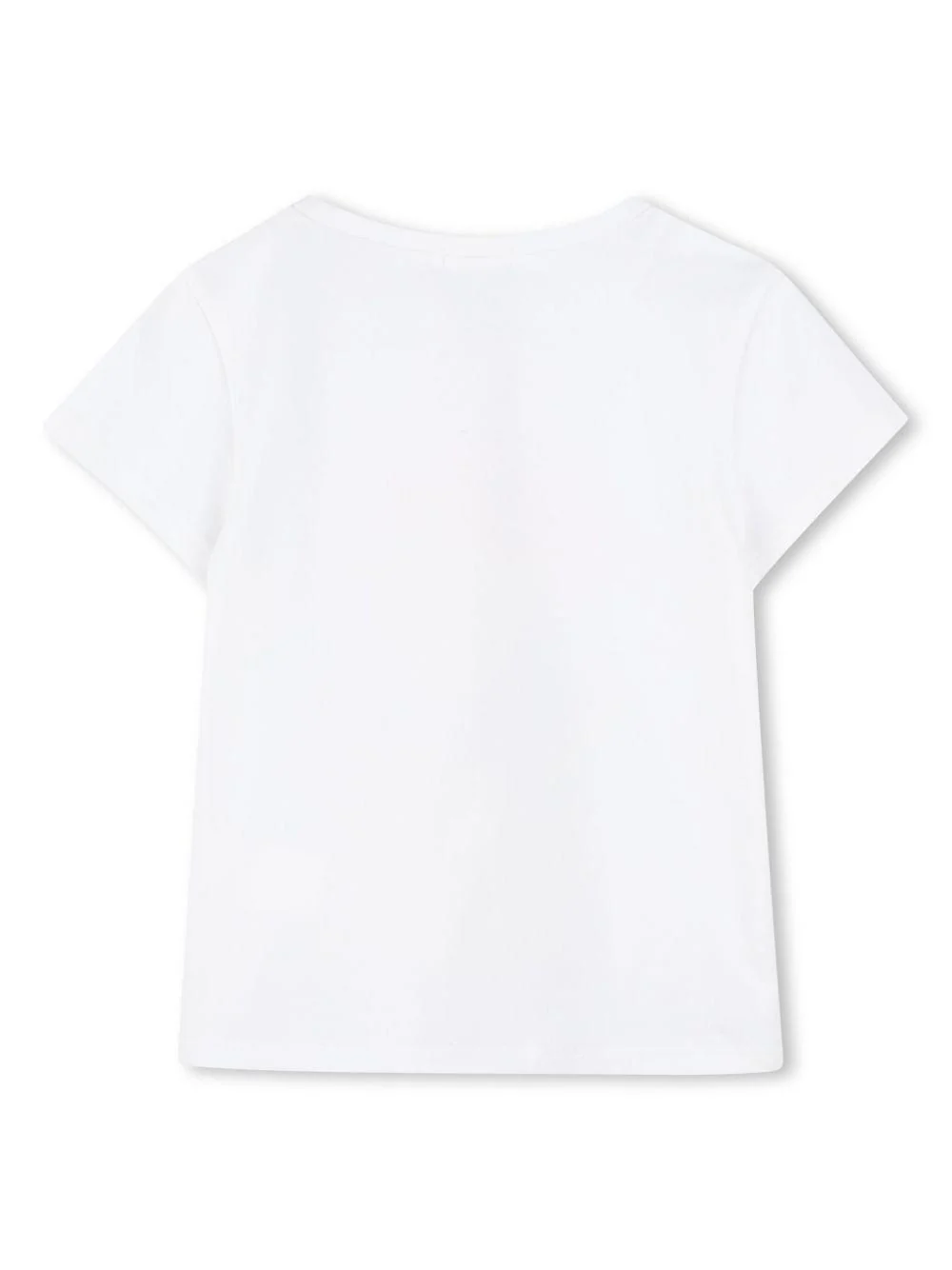 T-shirt con paillettes per bambina Billieblush bianco con stampa sul davanti - Image 2