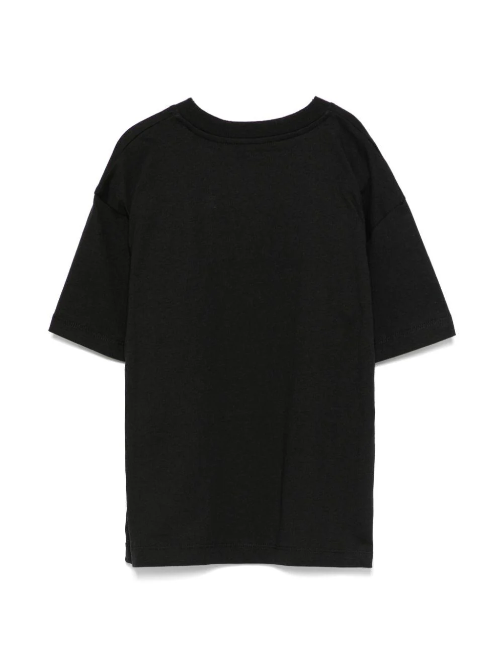 T-shirt con ricamo per bambino Calvin Klein Kids nero con orlo dritto - Image 2