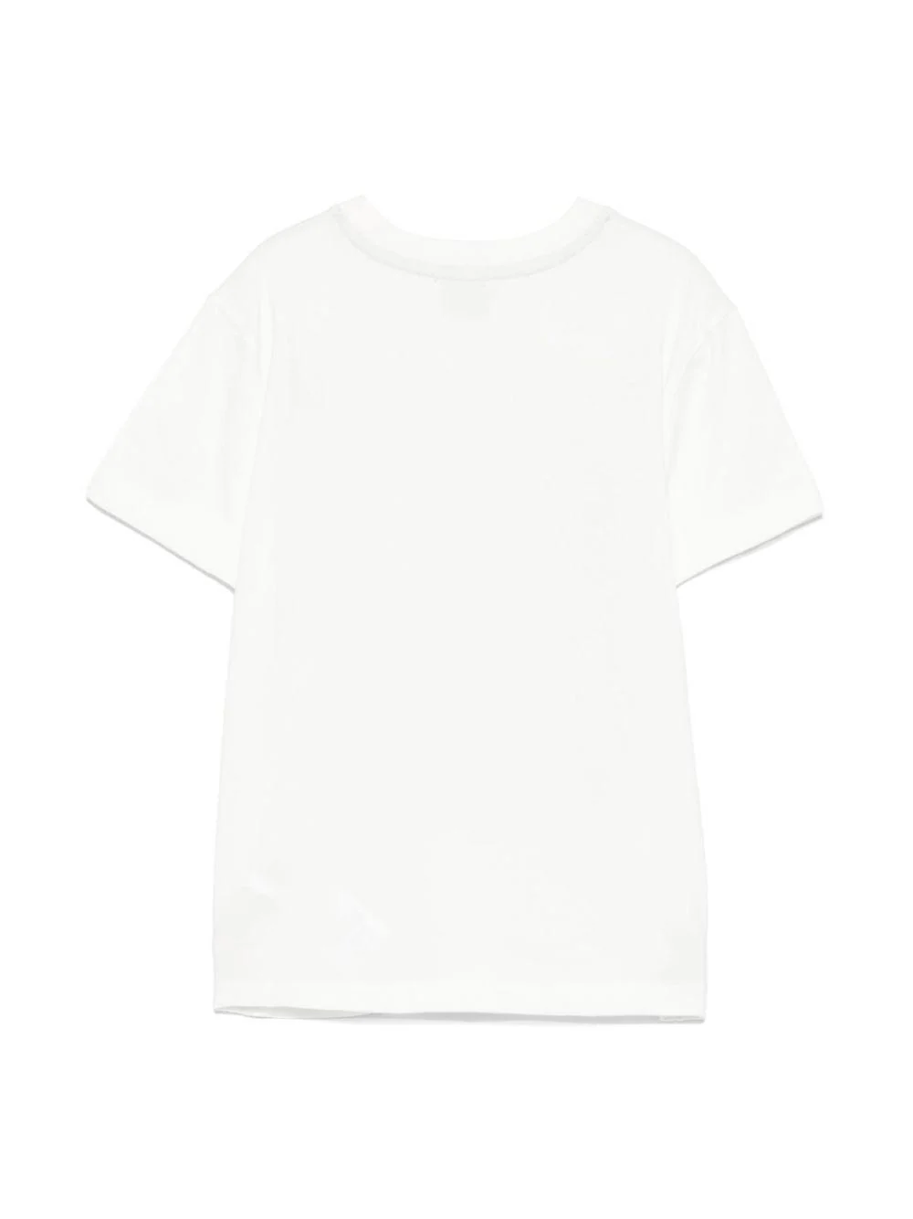 T-shirt con stampa paisley per bambino Eleventy Kids bianc con orlo dritto - Image 2