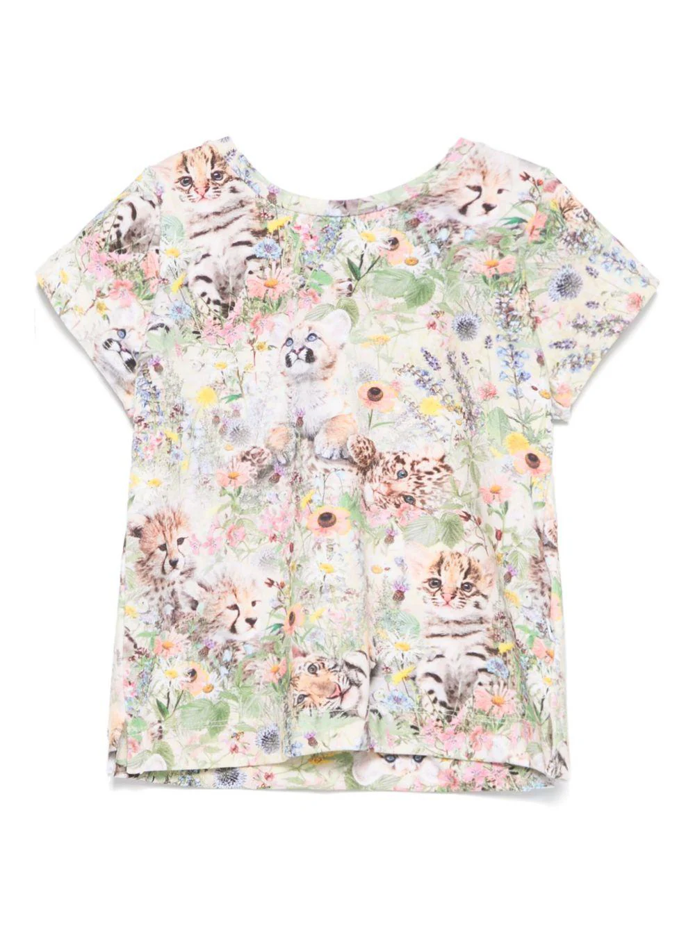 T-shirt Elly per neonata Molo multicolor con stampa a fiori