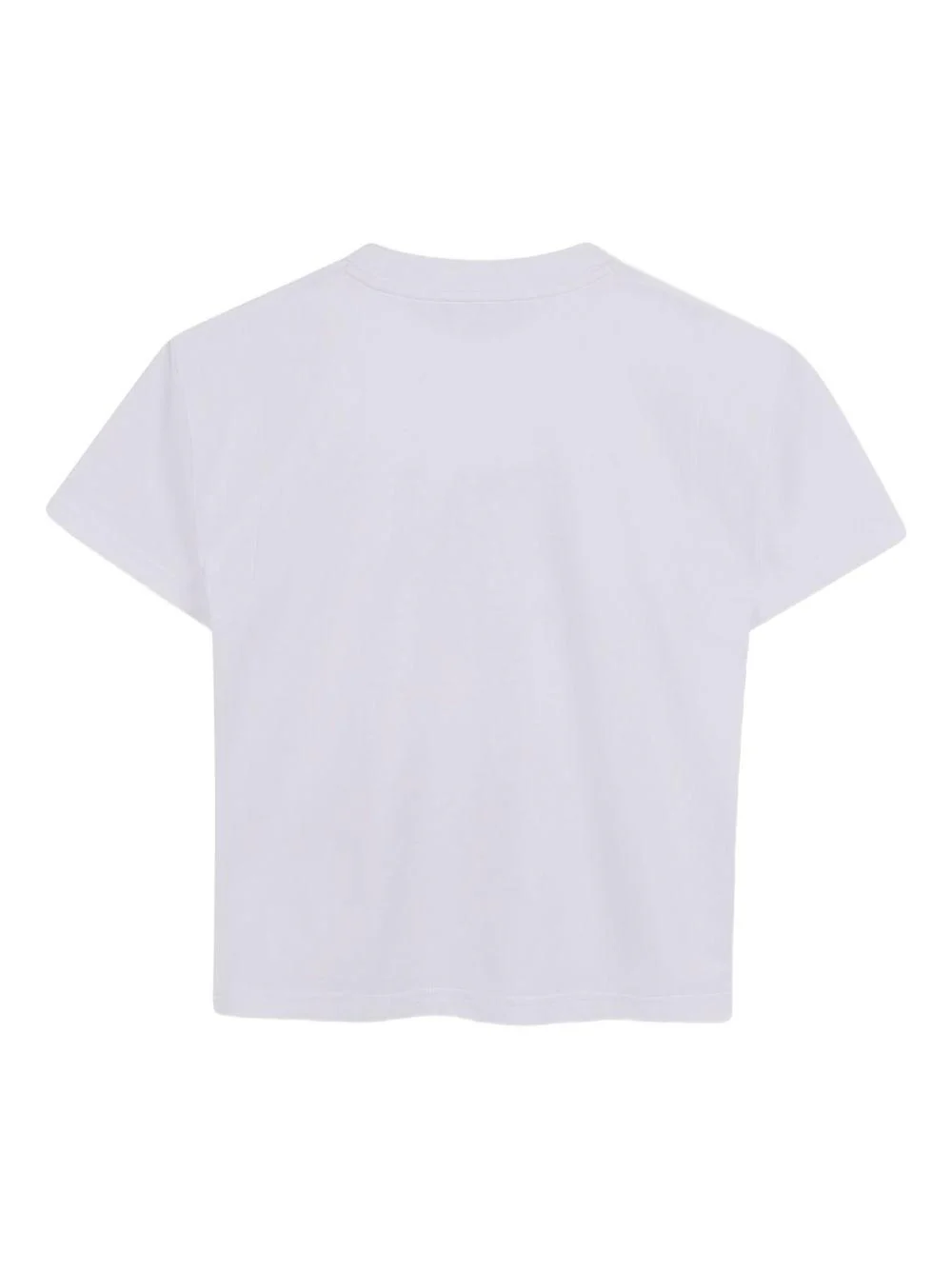 T-shirt per bambina DKNY Kids bianca con stampa con logo - Image 2
