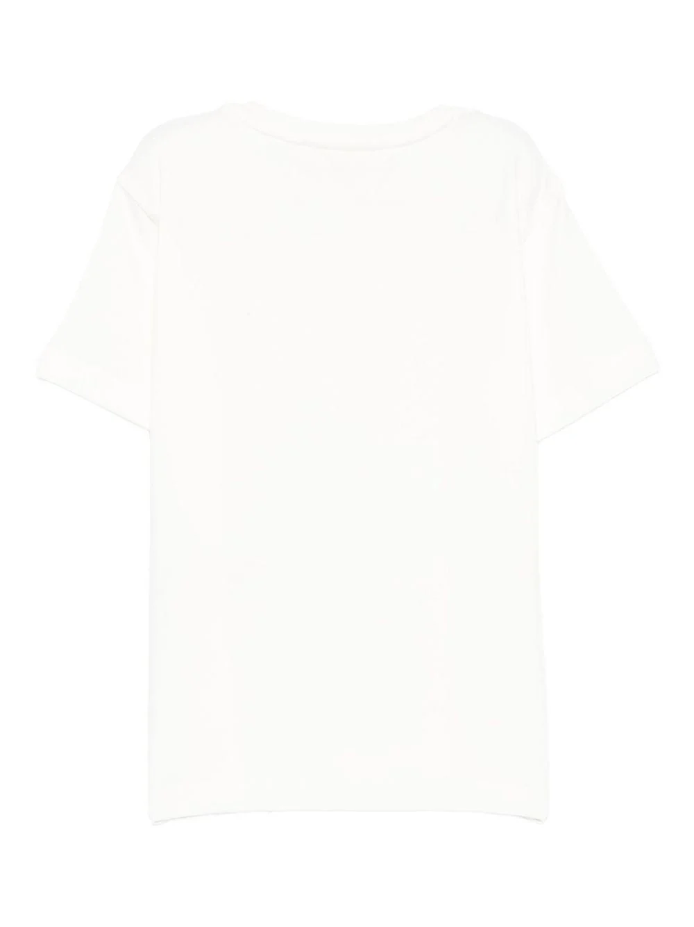 T-shirt per bambina Elisabetta Franchi La Mia Bambina avorio con logo - Image 3