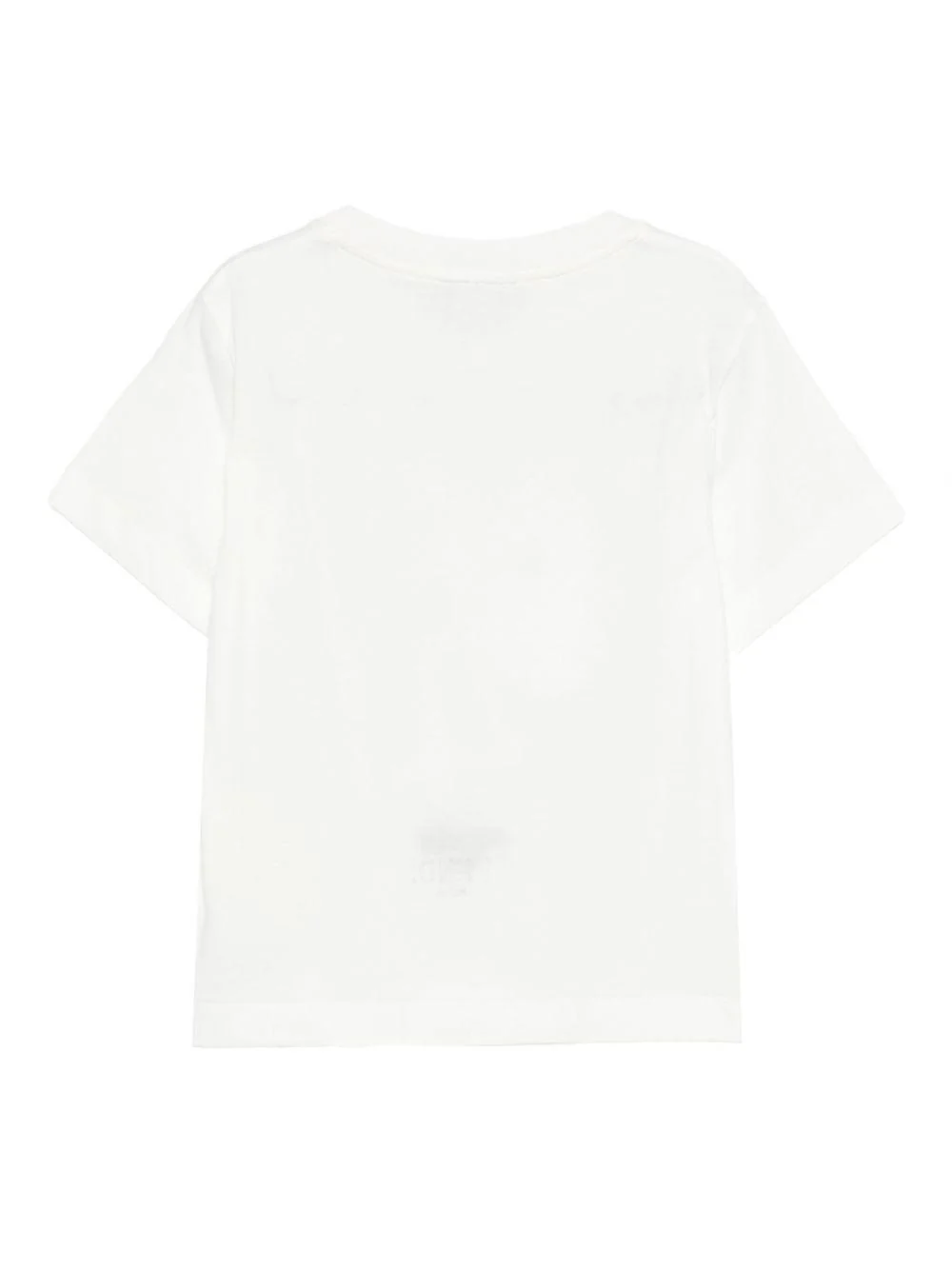 T-shirt per bambina Fendi Kids bianco con stampa grafica - Image 2