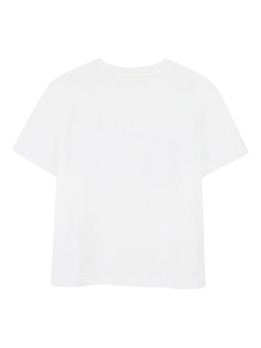 T-shirt per bambina Givenchy Kids bianca con ricamo con logo - Image 2