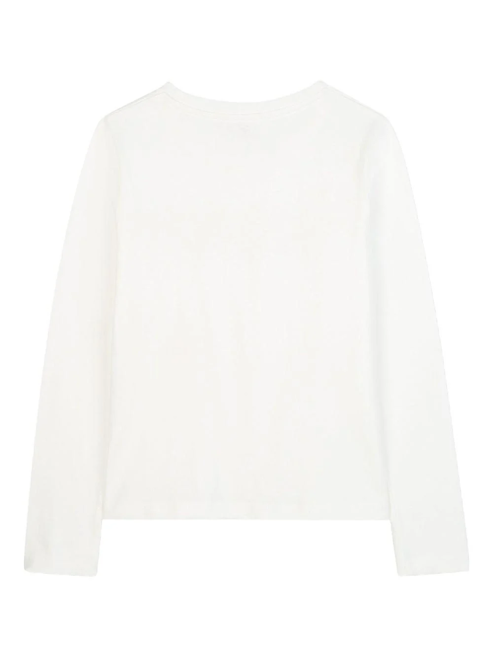T-shirt per bambina Michael Kors Kids bianca con logo sul davanti - Image 2