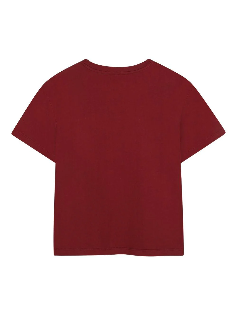 T-shirt per bambina Michael Kors Kids rossa con logo ricamato - Image 3