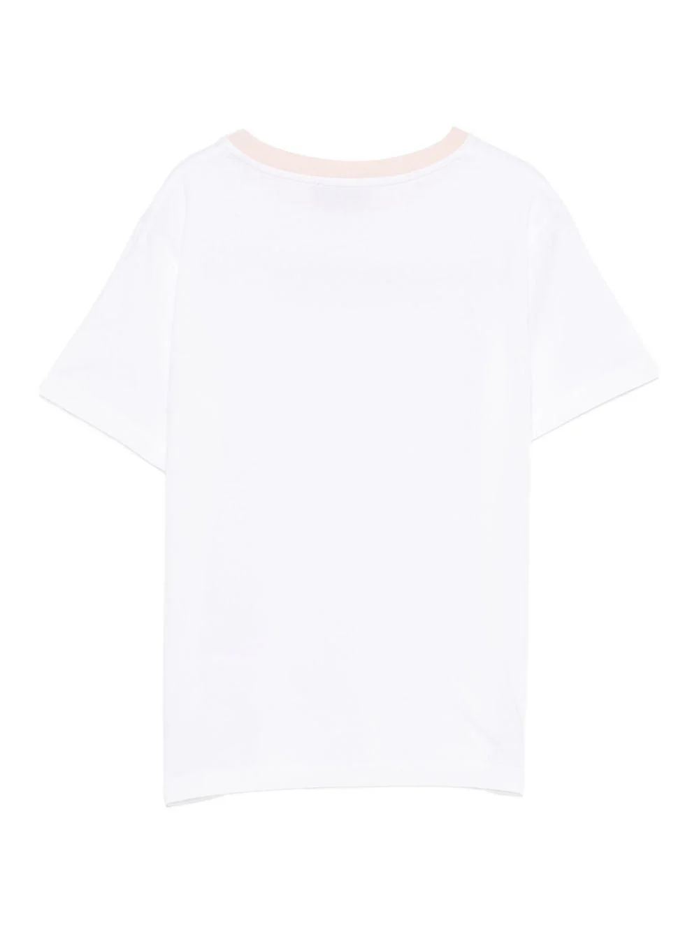 T-shirt per bambina Missoni Kids bianco con logo motivo a zigzag - Image 3