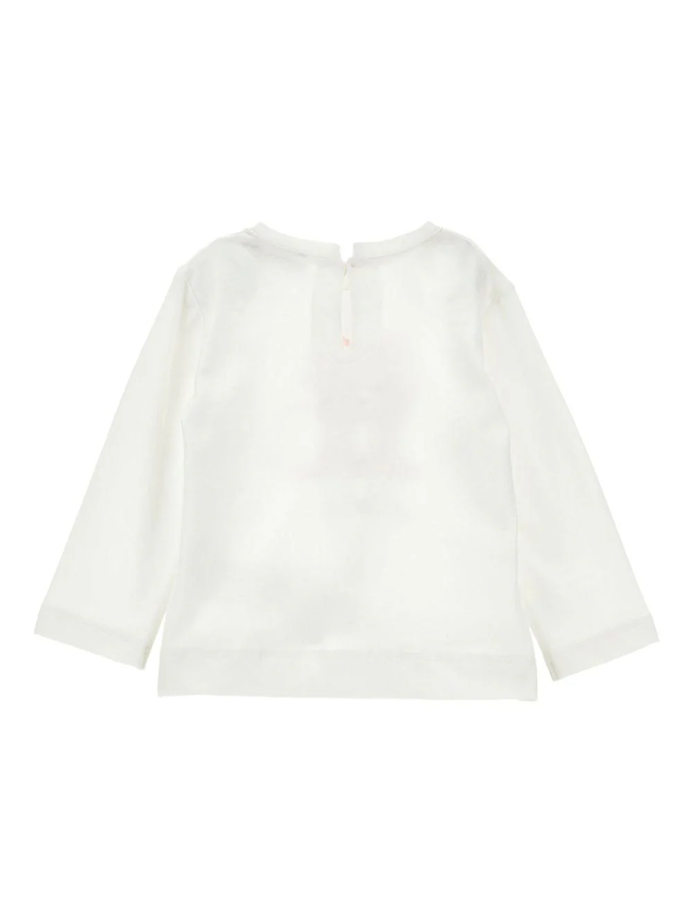 T-shirt per bambina Monnalisa bianca con stampa sul davanti - Image 2