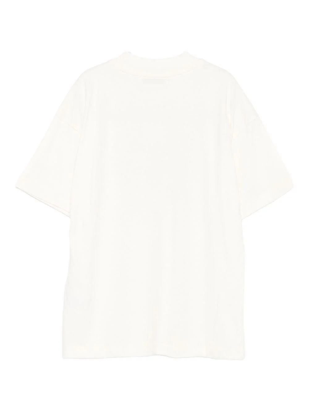 T-shirt per bambina MSGM Kids bianca con logo sul davanti - Image 3
