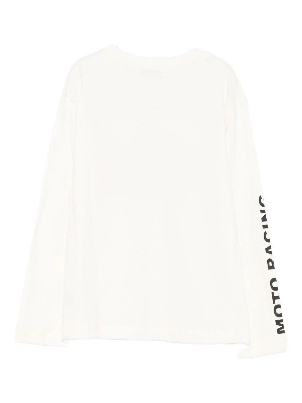 T-shirt per bambina MSGM Kids bianco con logo sul davanti - Image 3