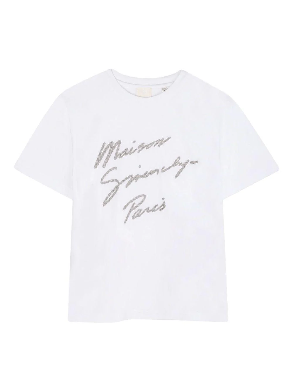 T-shirt per bambini Givenchy Kids bianca con stampa con logo