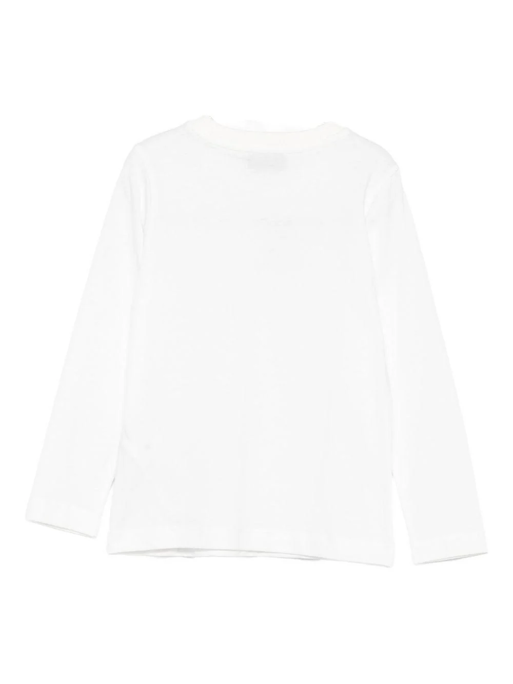 T-shirt per bambini Moschino Kids bianco con stampa grafica - Image 2