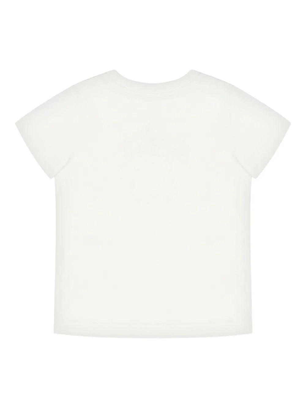 T-shirt per bambini Moschino Kids bianco con stampa grafica Teddy - Image 3