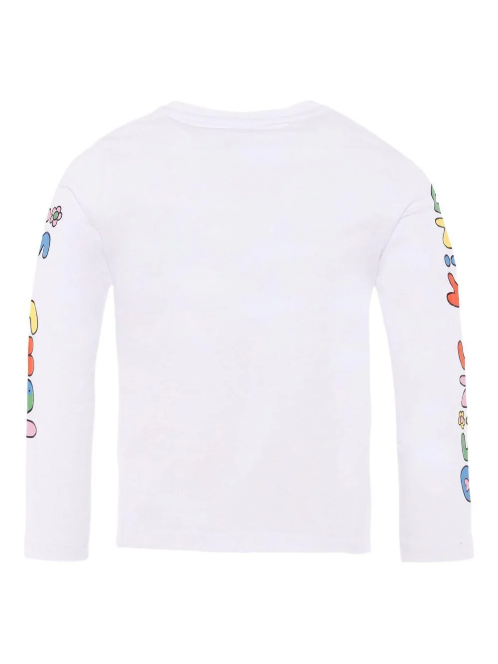 T-shirt per bambini Stella McCartney Kids bianco con stampa grafica - Image 3