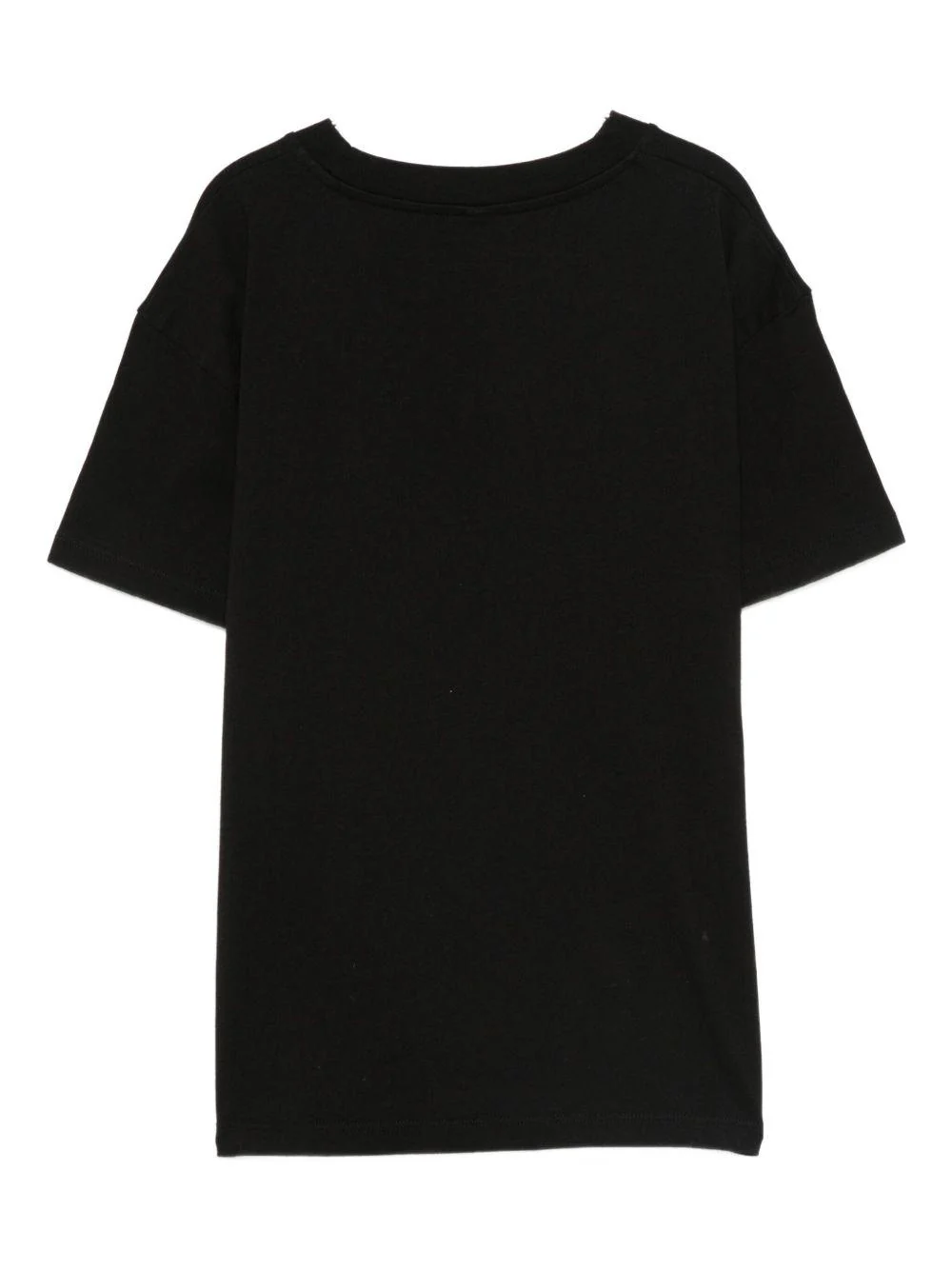 T-shirt per bambini Stella McCartney Kids nera con logo sul davanti - Image 2