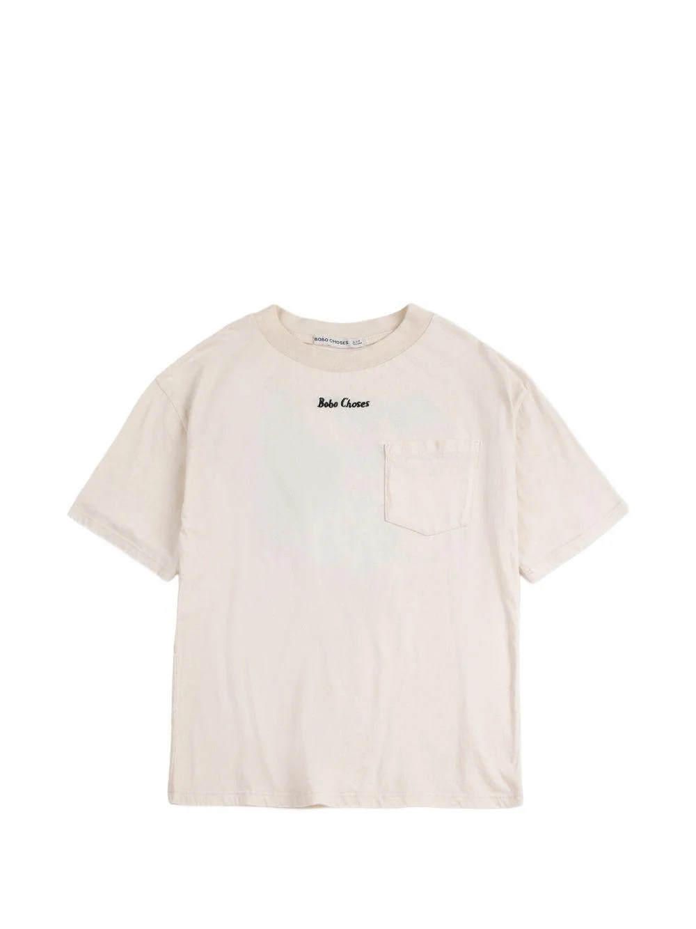 T-shirt per bambino Bobo Choses beige con stampa grafica "Rapid Radish"