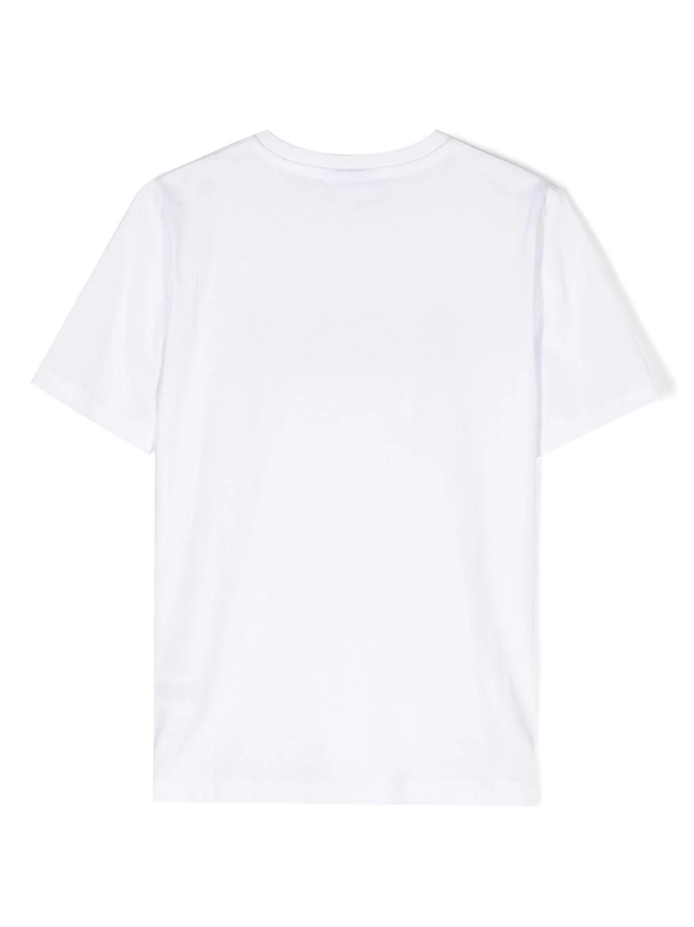 T-shirt per bambino Boss Kids bianca con stampa logo sul davanti - Image 2