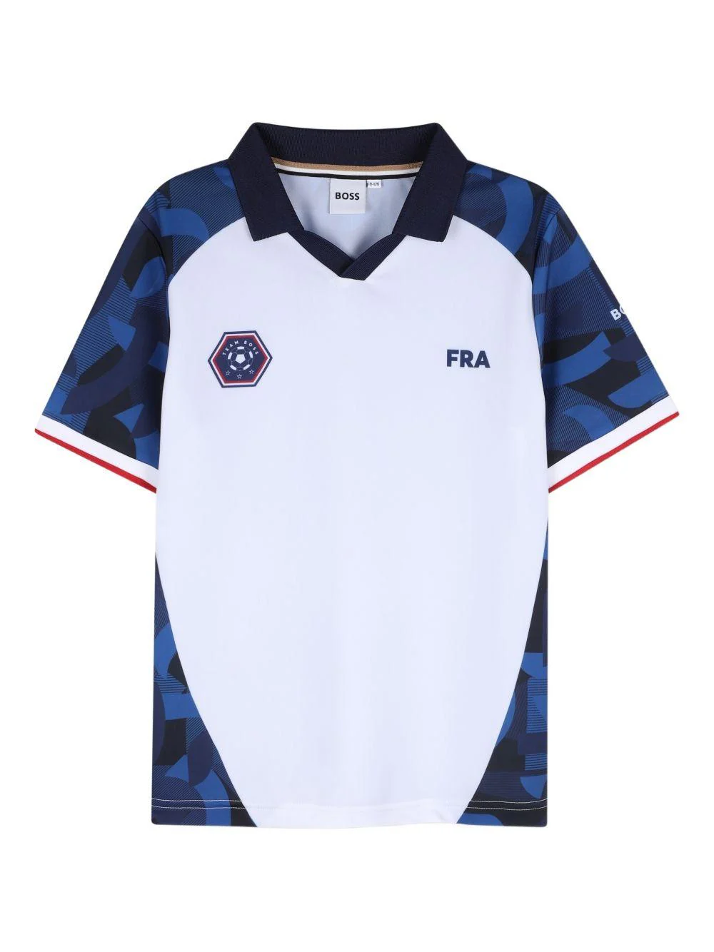T-shirt per bambino Boss Kids multicolore con design color-block