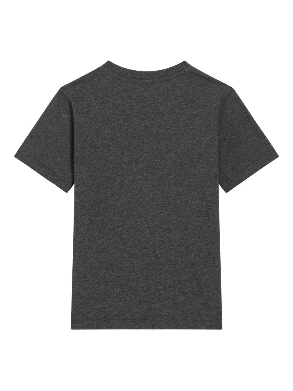 T-shirt per bambino Dolce & Gabbana Kids grigio con applicazione logo - Image 2