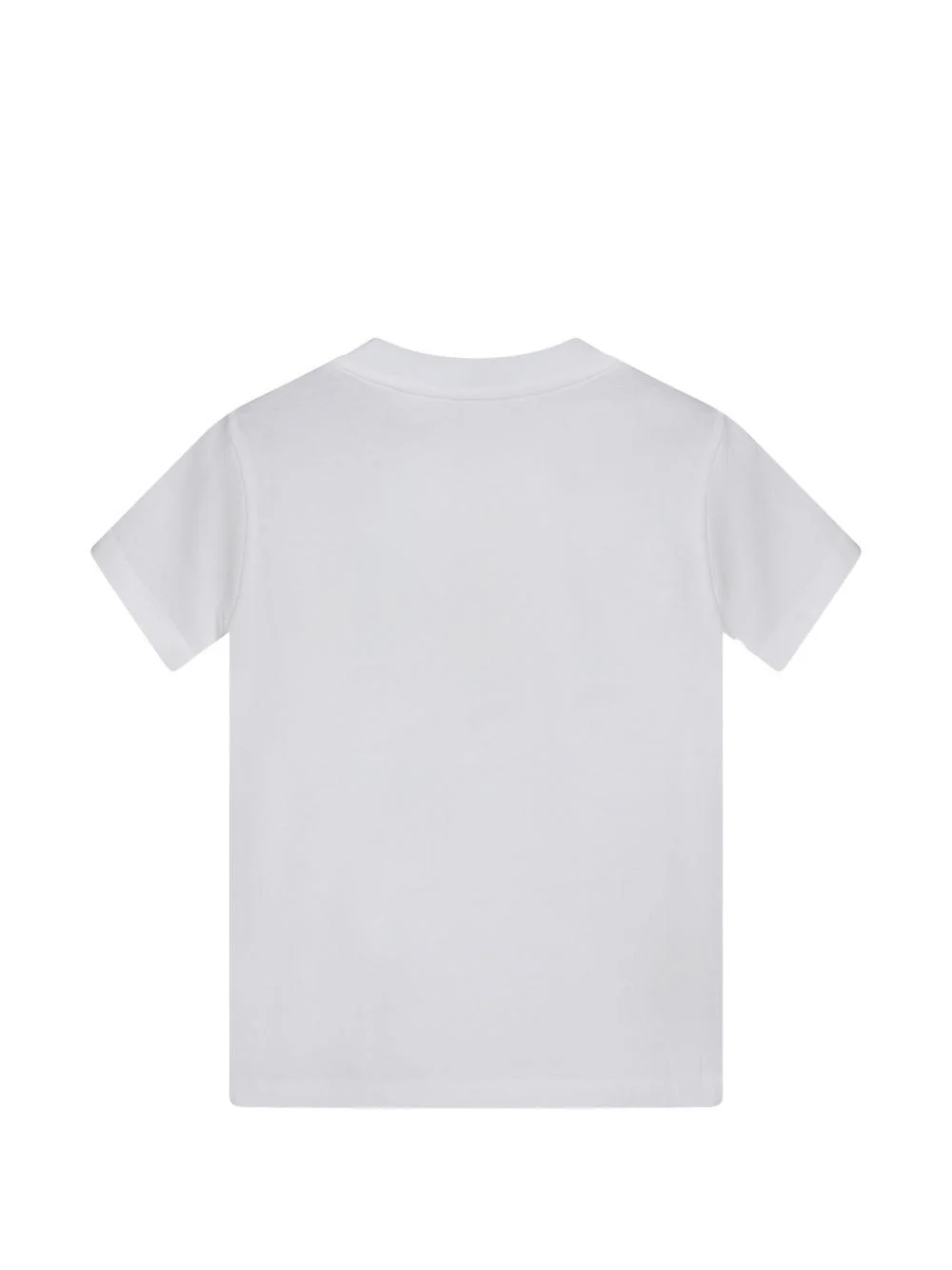 T-shirt per bambino Fendi Kids bianco con stampa marina - Image 2
