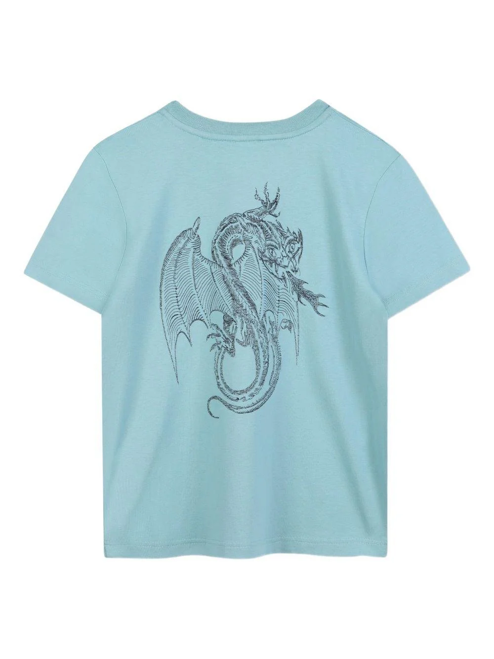 T-shirt per bambino Givenchy Kids azzurro con stampa grafica - Image 2