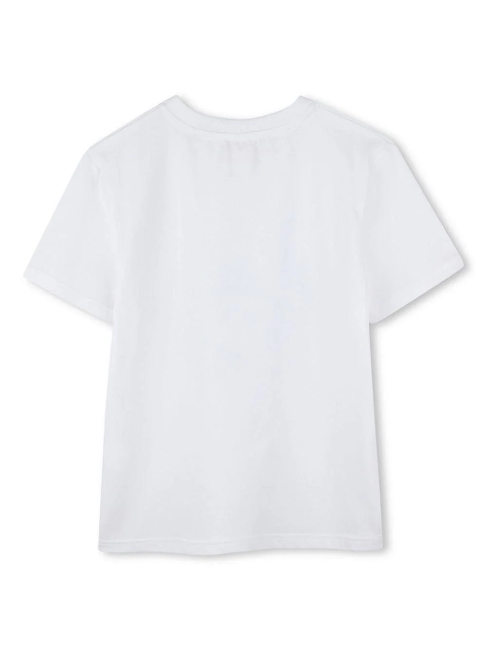 T-shirt per bambino Givenchy Kids bianco con ricamo con motivo stemma - Image 2