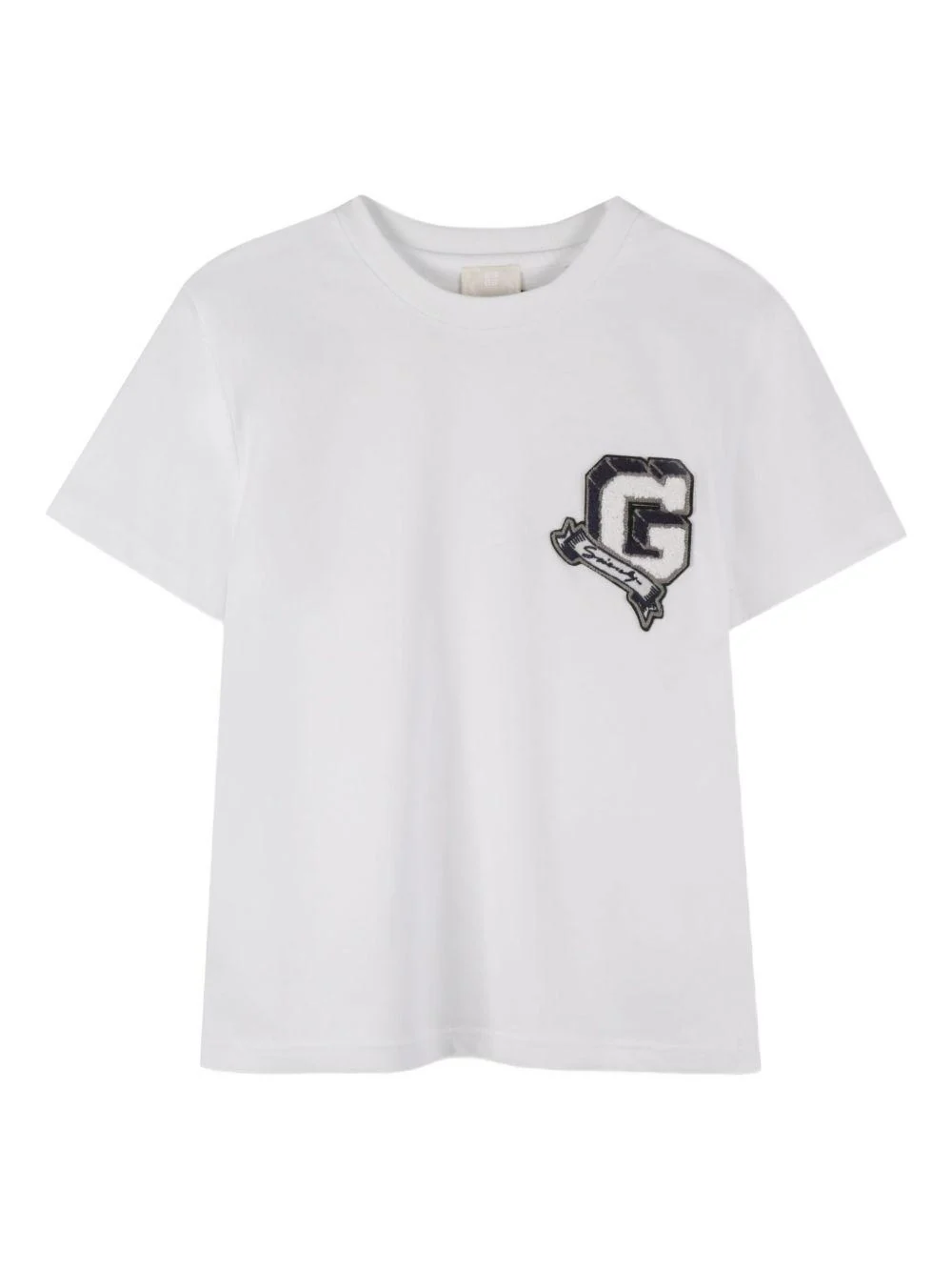 T-shirt per bambino Givenchy Kids bianco in cotone con logo