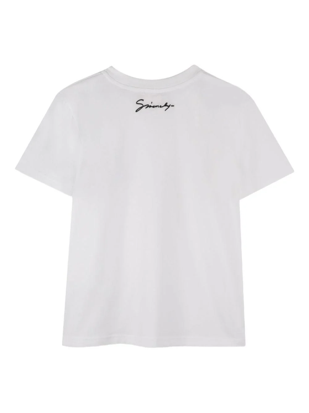 T-shirt per bambino Givenchy Kids bianco in cotone con logo - Image 2