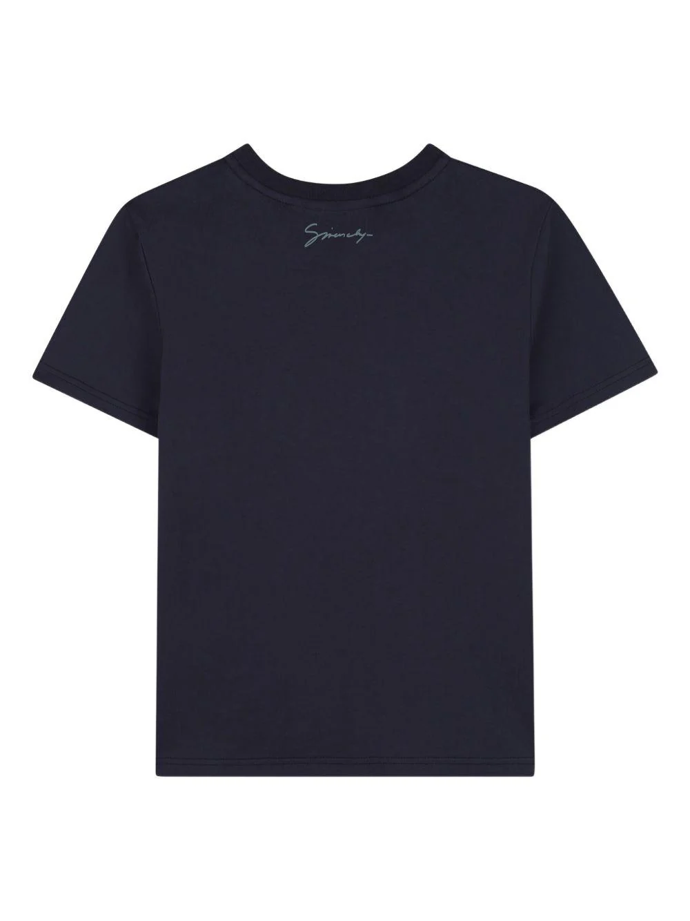 T-shirt per bambino Givenchy Kids blu con stampa serpente frontale - Image 2