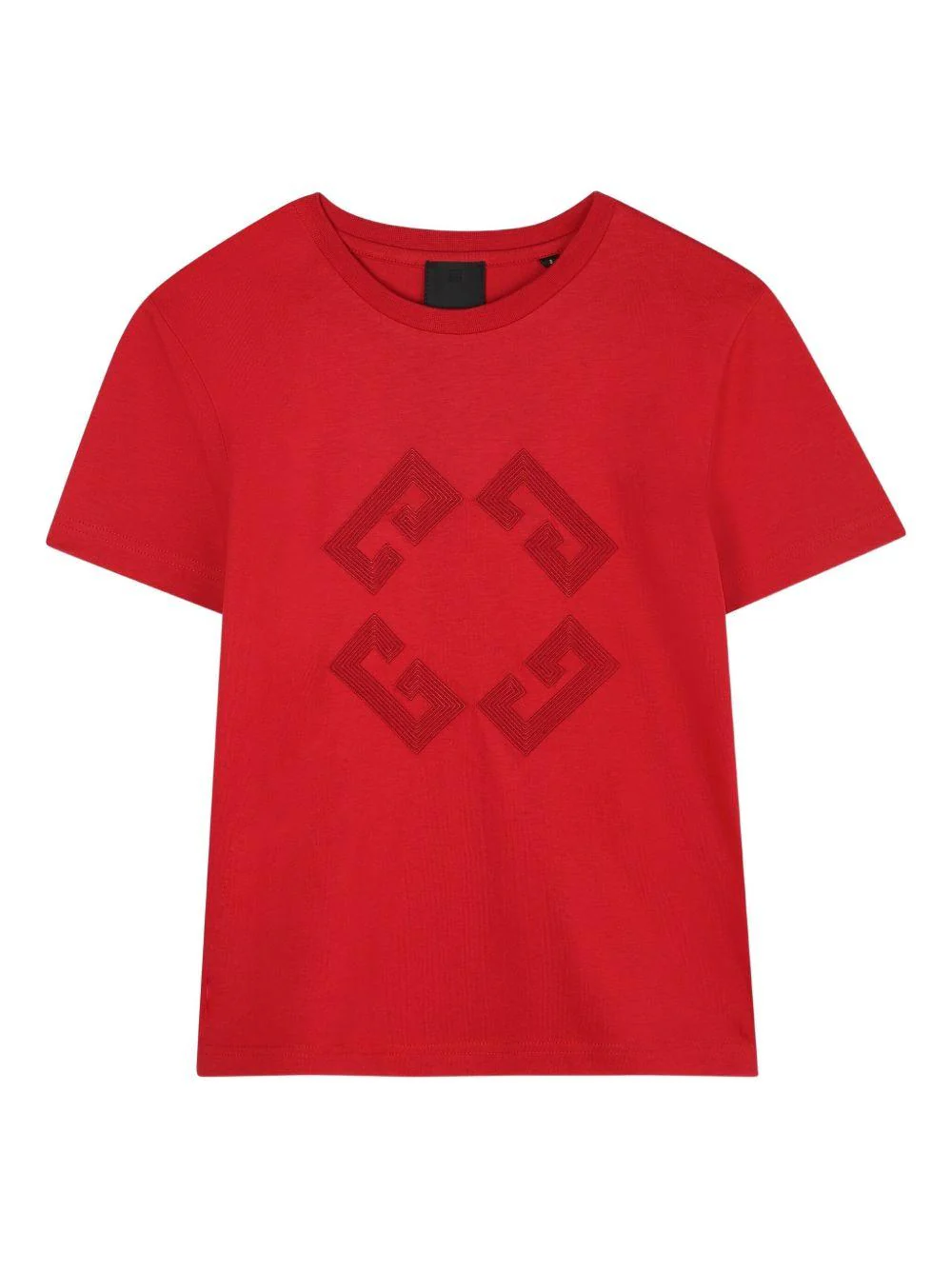 T-shirt per bambino Givenchy Kids rosso con stampa logo