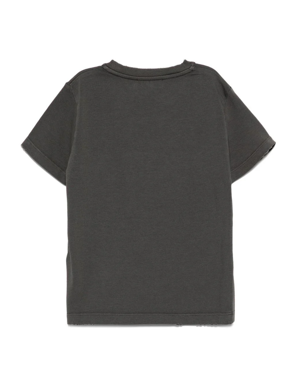 T-shirt per bambino Golden Goose Kids grigia con logo in rilievo - Image 3