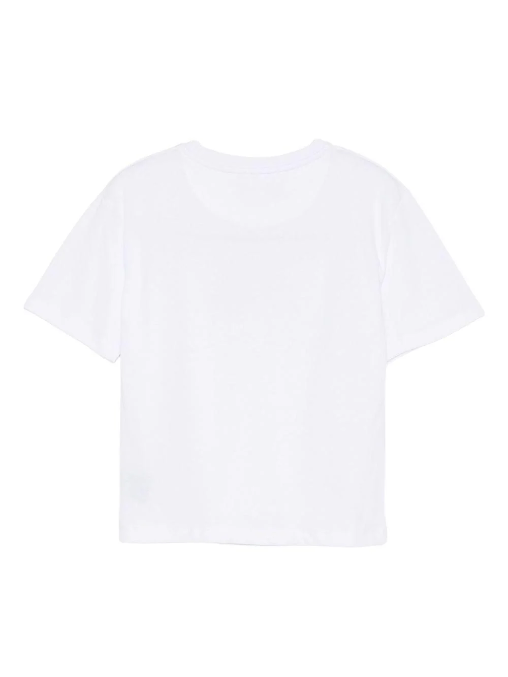 T-shirt per bambino John Richmond Junior bianco con logo in rilievo - Image 3