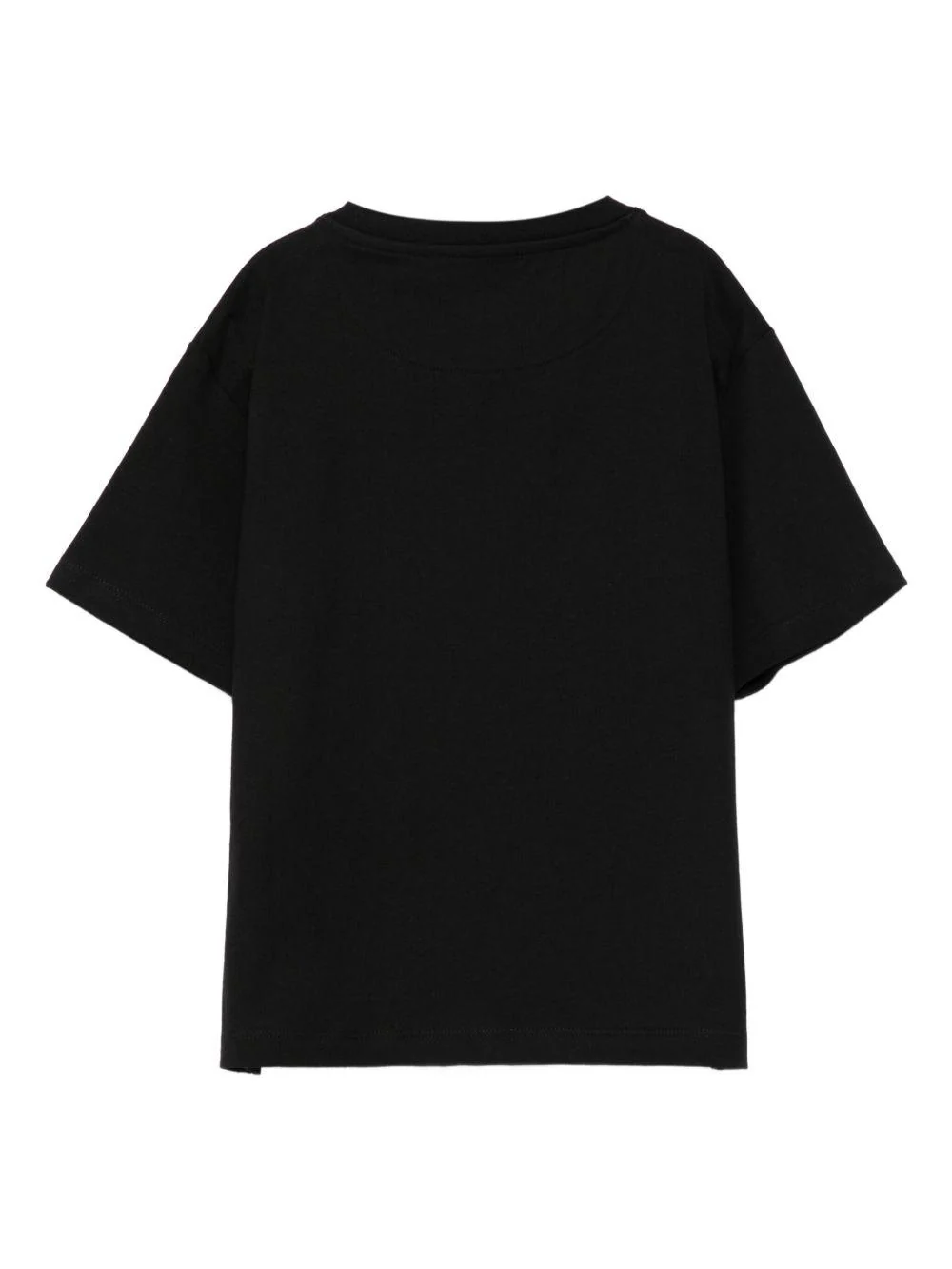 T-shirt per bambino John Richmond Junior nero con stampa grafica - Image 3