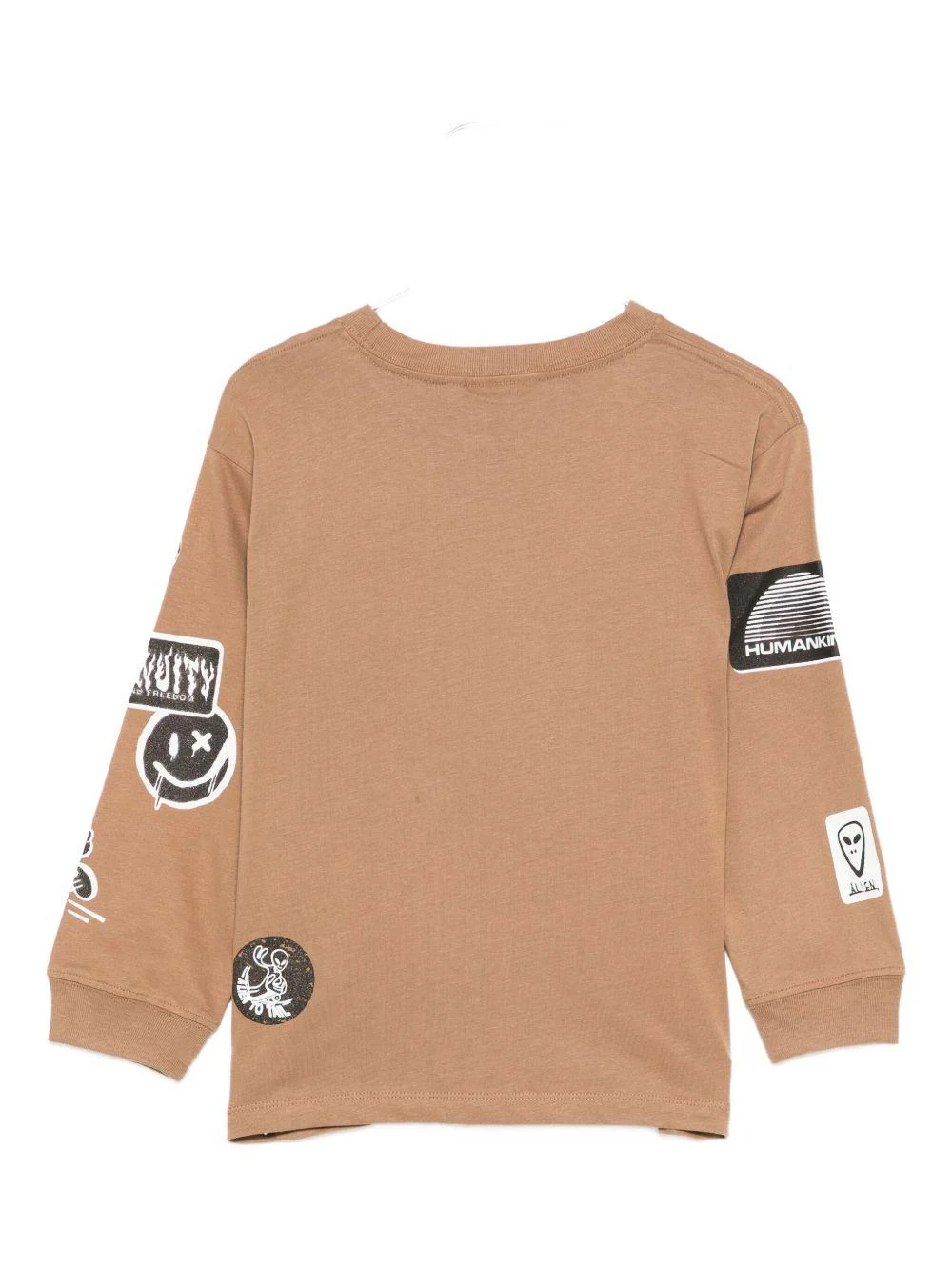 T-shirt per bambino Molo beige con applicazioni all-over - Image 3