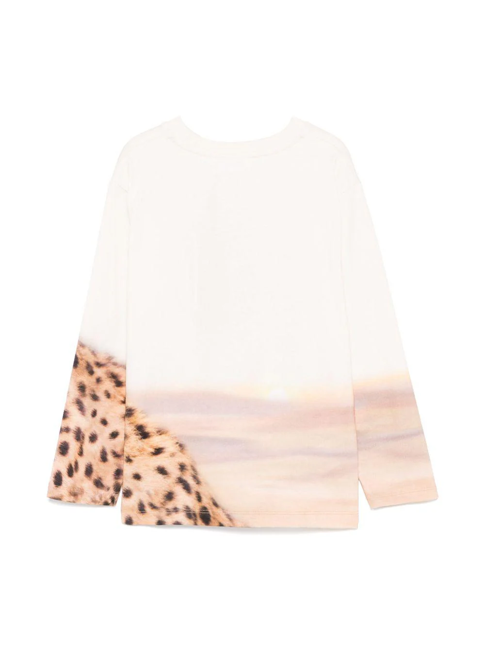 T-shirt per bambino Molo Rollo beige con stampa ghepardo - Image 2