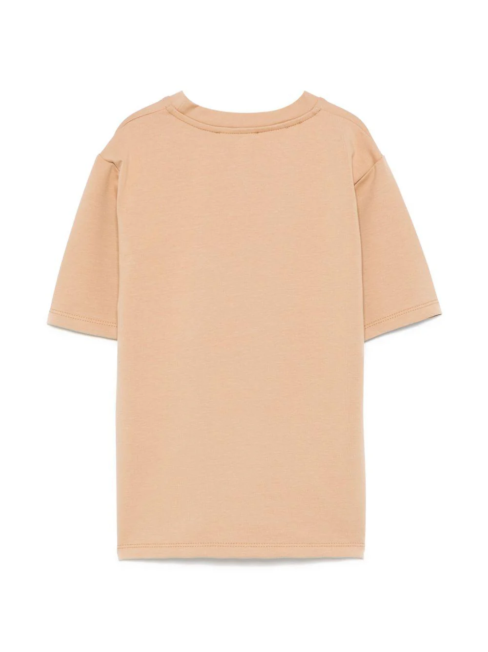 T-shirt per bambino Paolo Pecora Kids beige con logo sul petto - Image 2