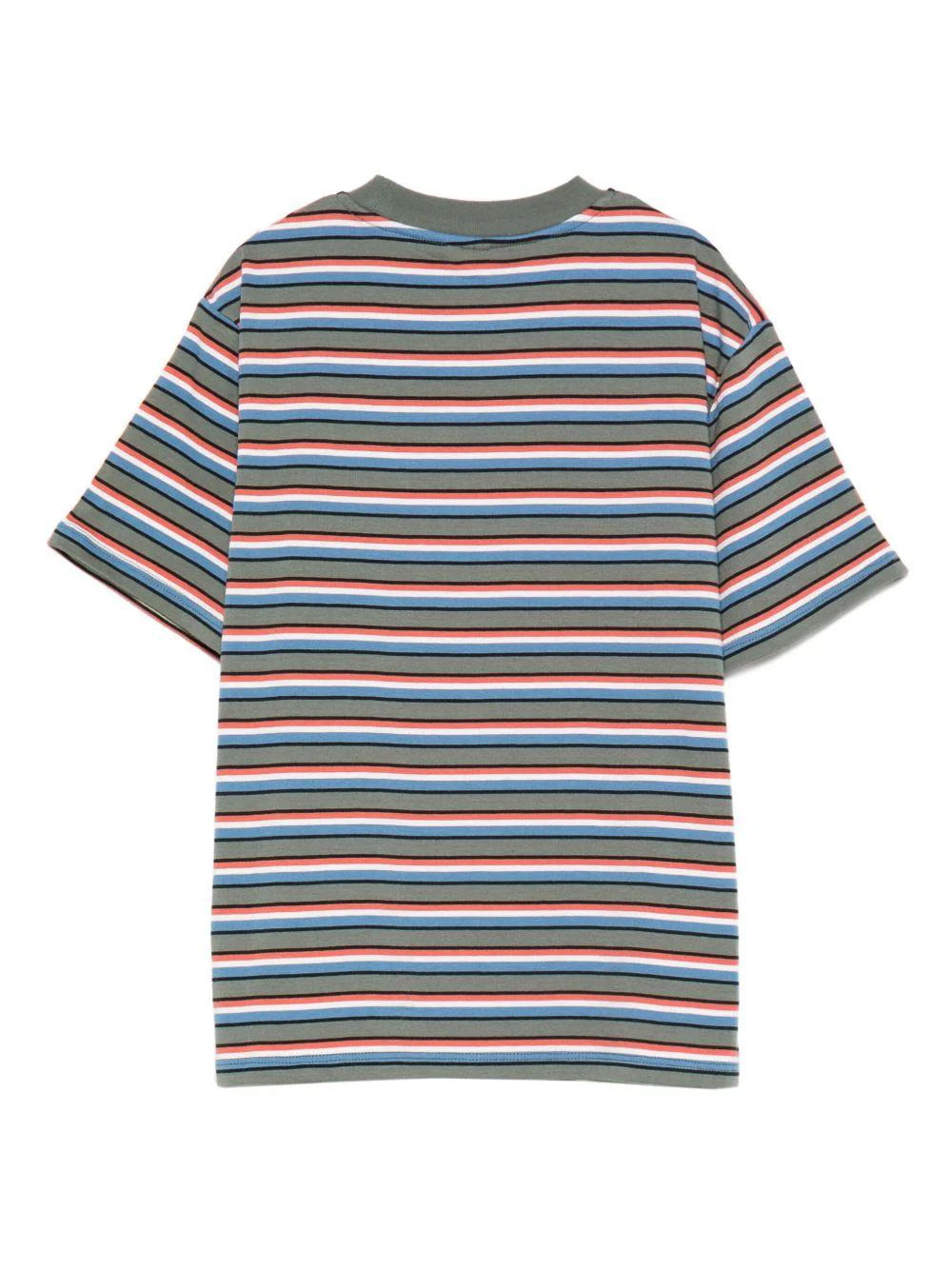 T-shirt per bambino Stella McCartney Kids multicolore con logo a righe - Image 3