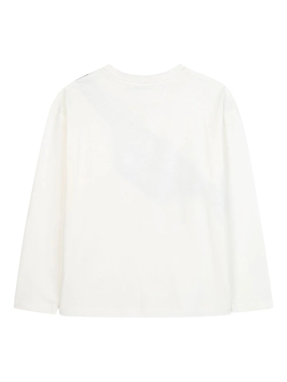 T-shirt per bambino The Marc Jacobs Kids bianco a maniche lunghe con stampa trompe l'oeil - Image 2