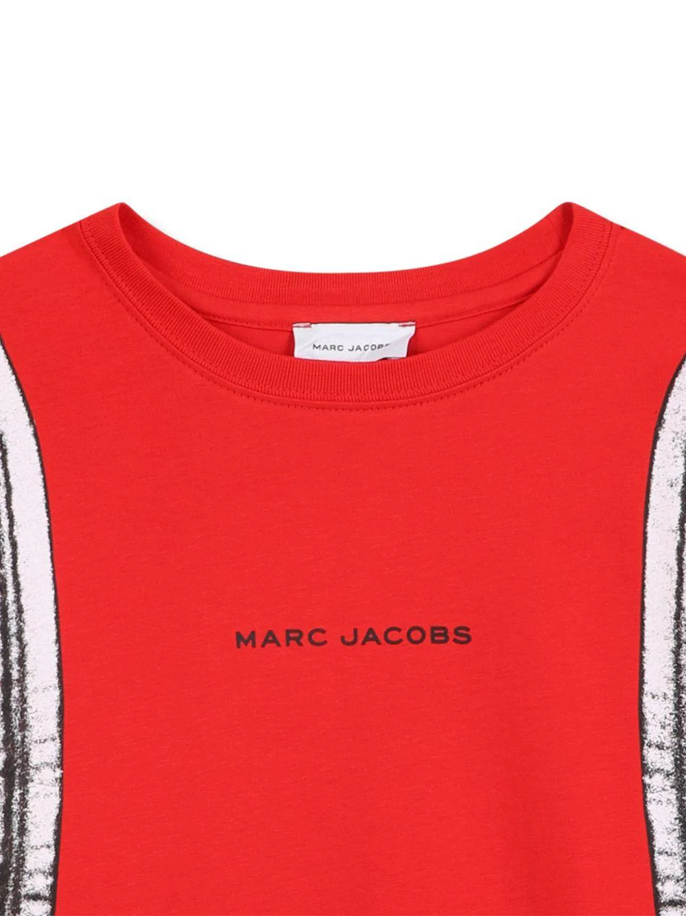 T-shirt per bambino The Marc Jacobs Kids rosso con stampa grafica sul retro - Image 3