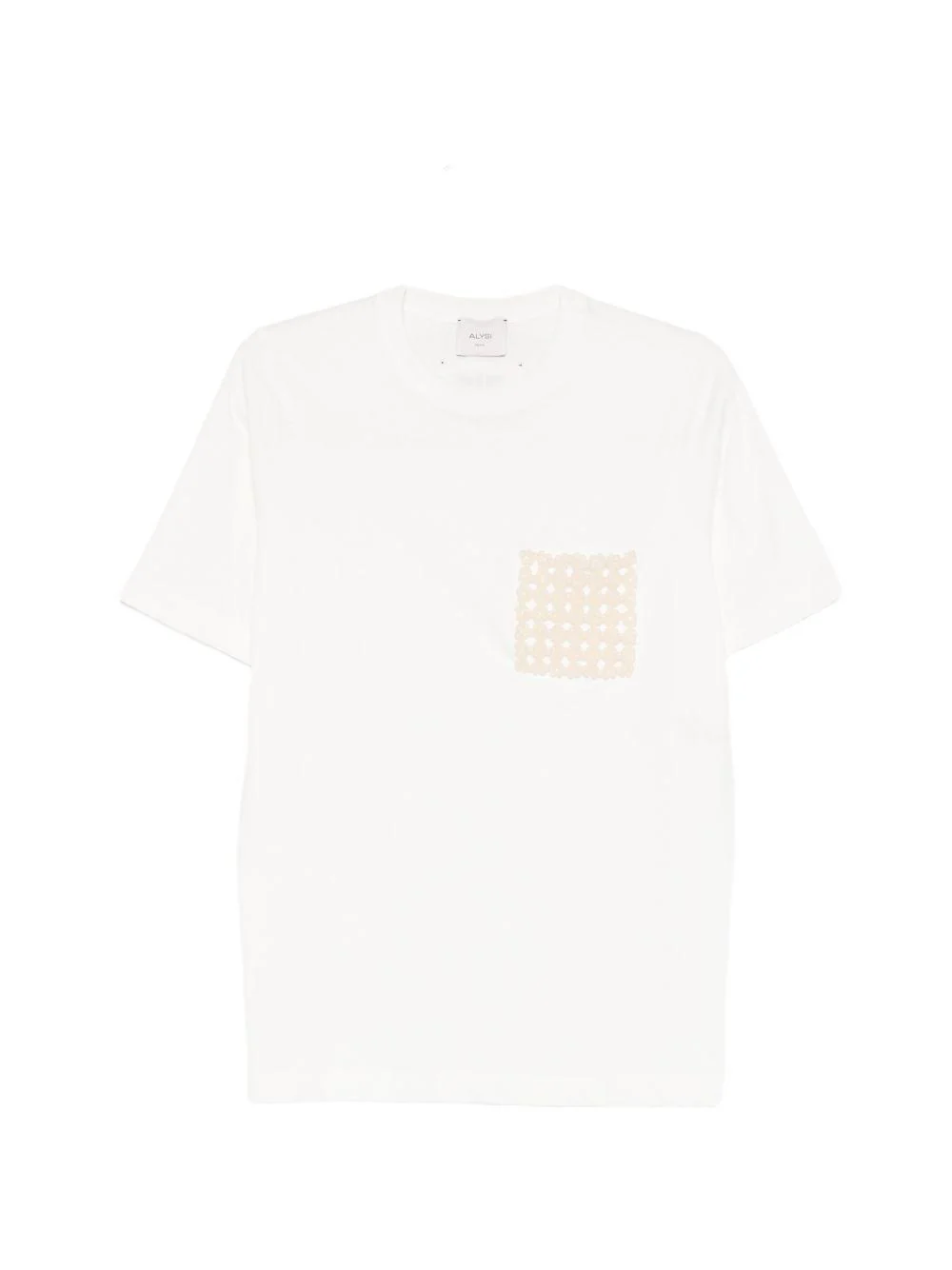 T-shirt per donna Alysi bianca con taschino