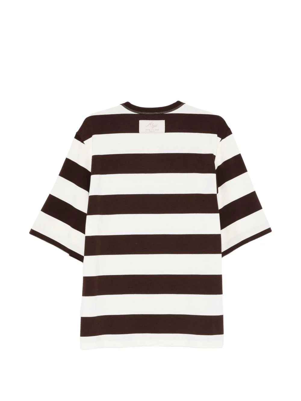 T-shirt per donna Alysi multicolor con design a righe - Image 2