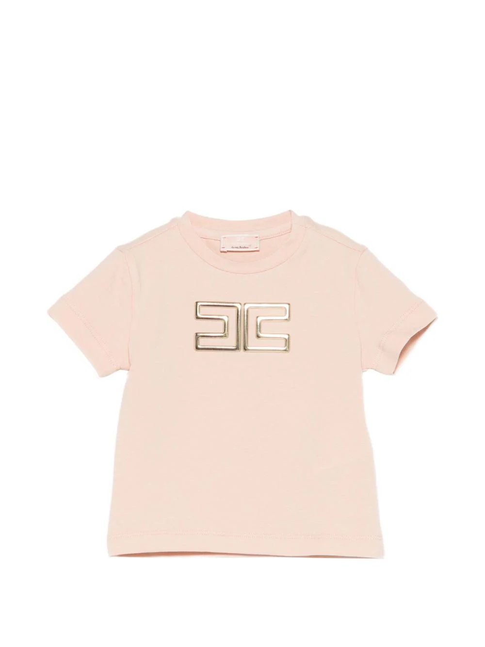 T-shirt per neonarta Elisabetta Franchi La Mia Bambina rosa con dettaglio logo