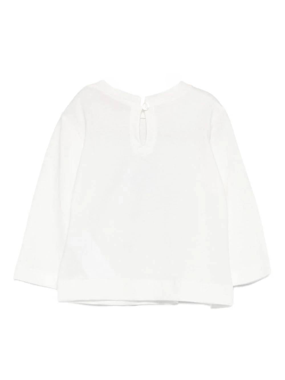 T-shirt per neonata Monnalisa bianca con stampa grafica - Image 3