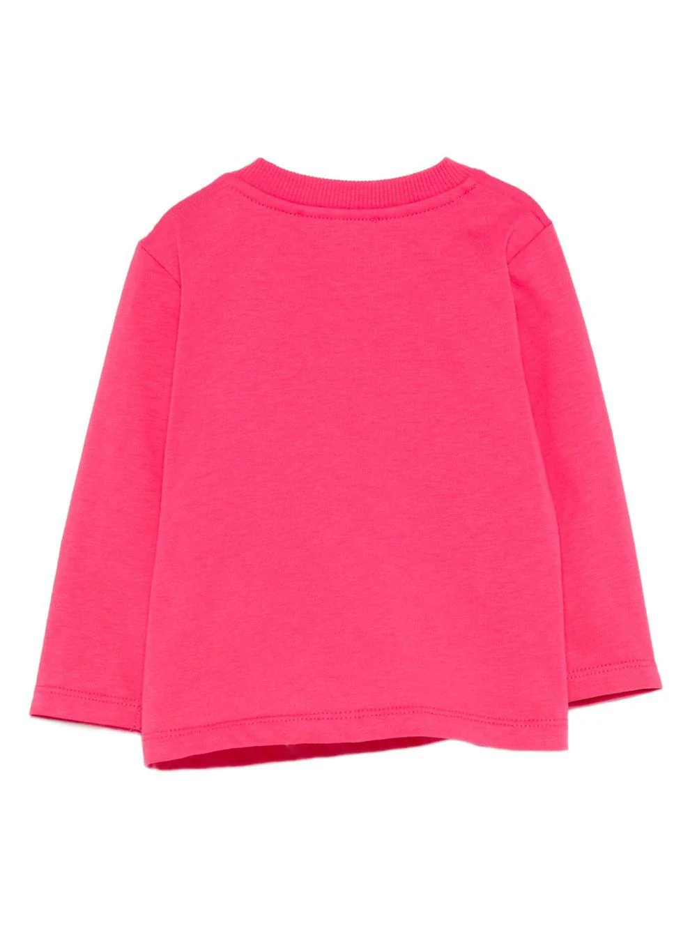 T-shirt per neonata Moschino Kids fucsia con motivo Teddy Bear - Image 2