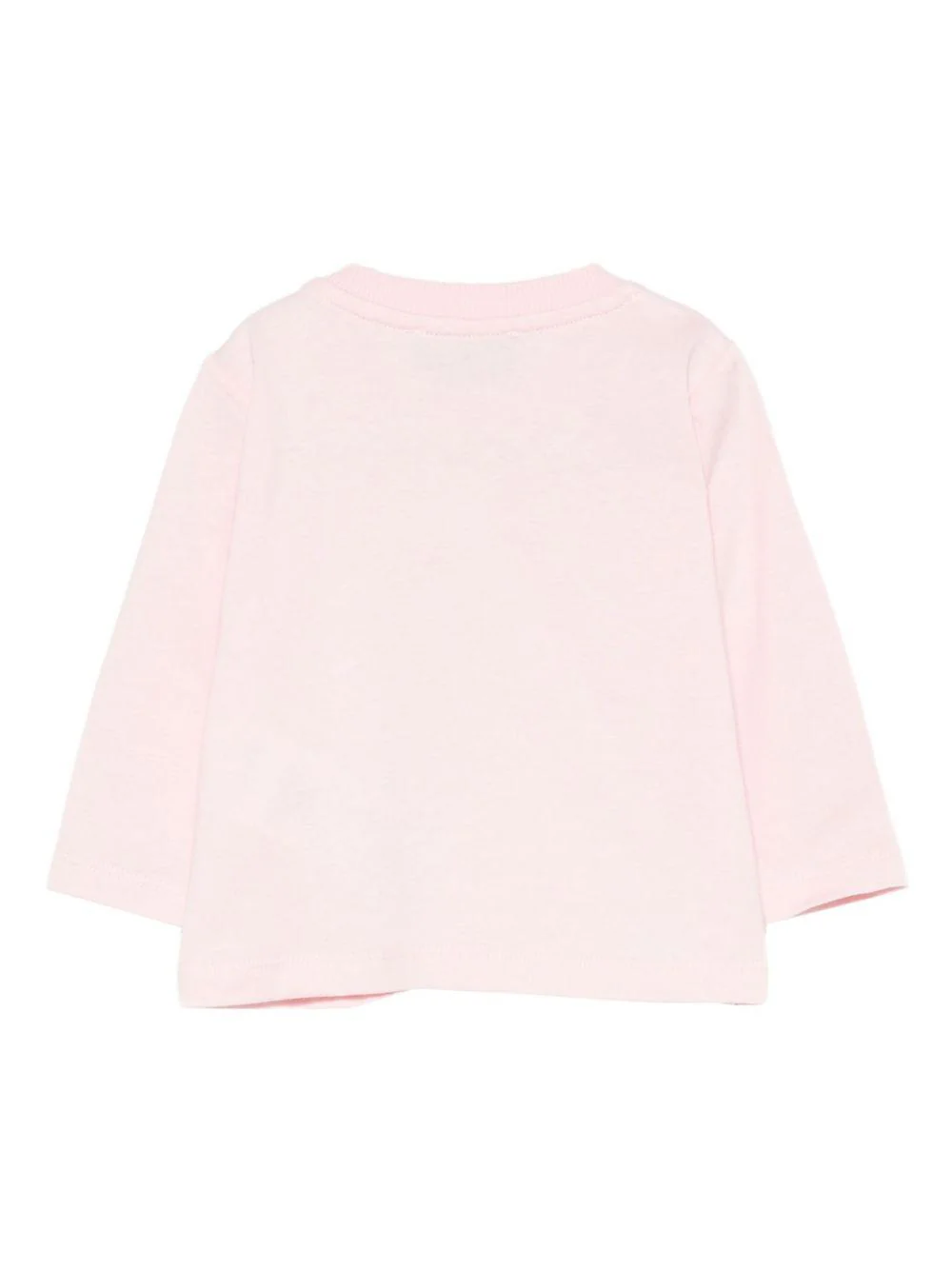 T-shirt per neonata Moschino Kids rosa con stampa grafica - Image 3