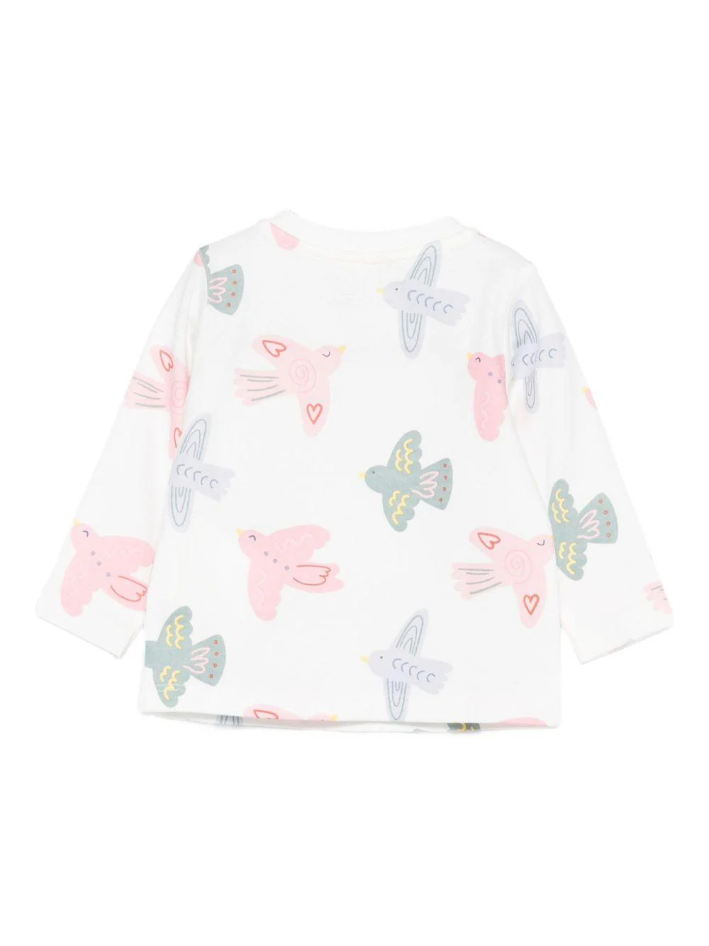 T-shirt per neonata Stella McCartney Kids bianco con stampa grafica - Image 2