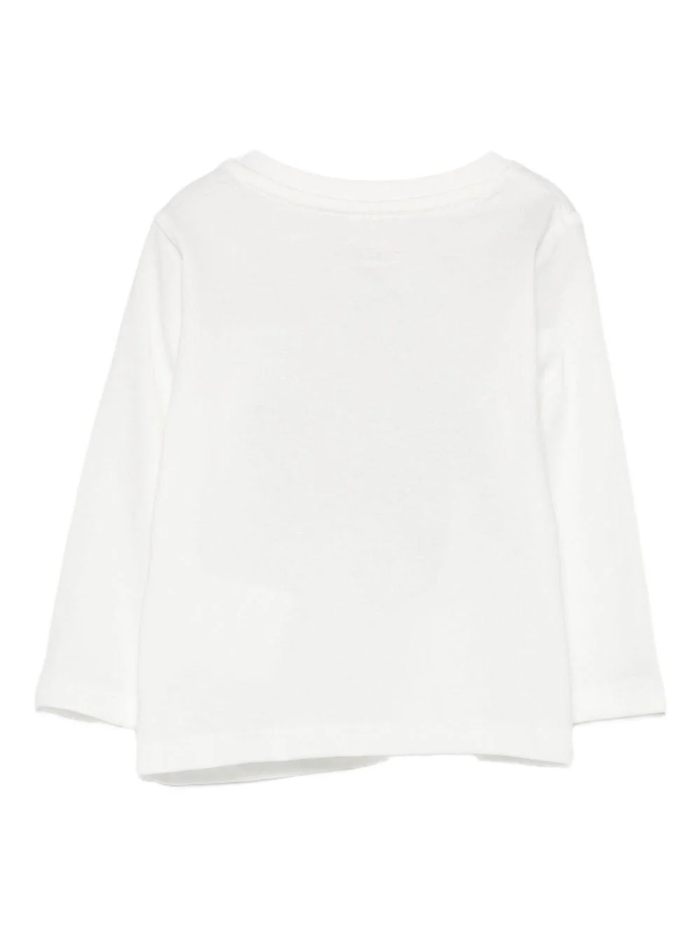 T-shirt per neonata Stella McCartney Kids bianco con stampa uccello - Image 3