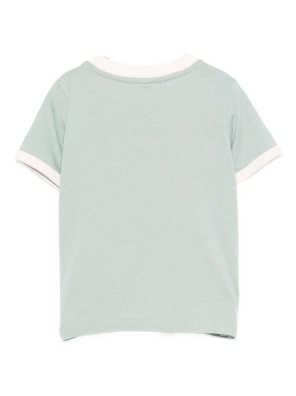 T-shirt per neonata Stella McCartney Kids verde con stampa sul davanti - Image 2