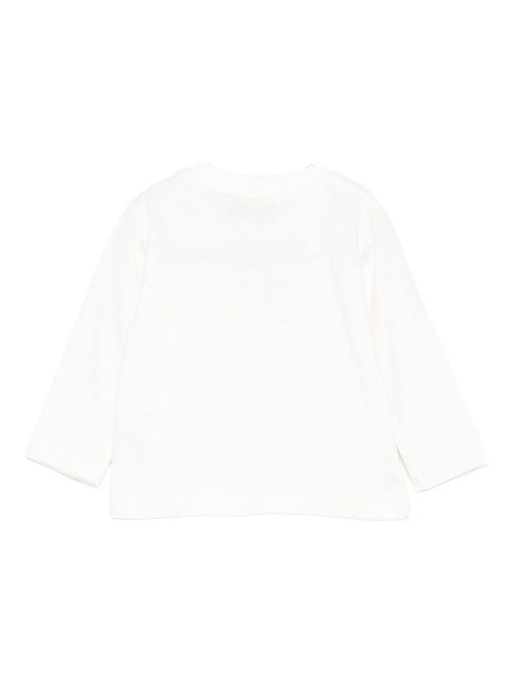 T-shirt per neonati Moschino Kids bianco con stampa grafica - Image 2