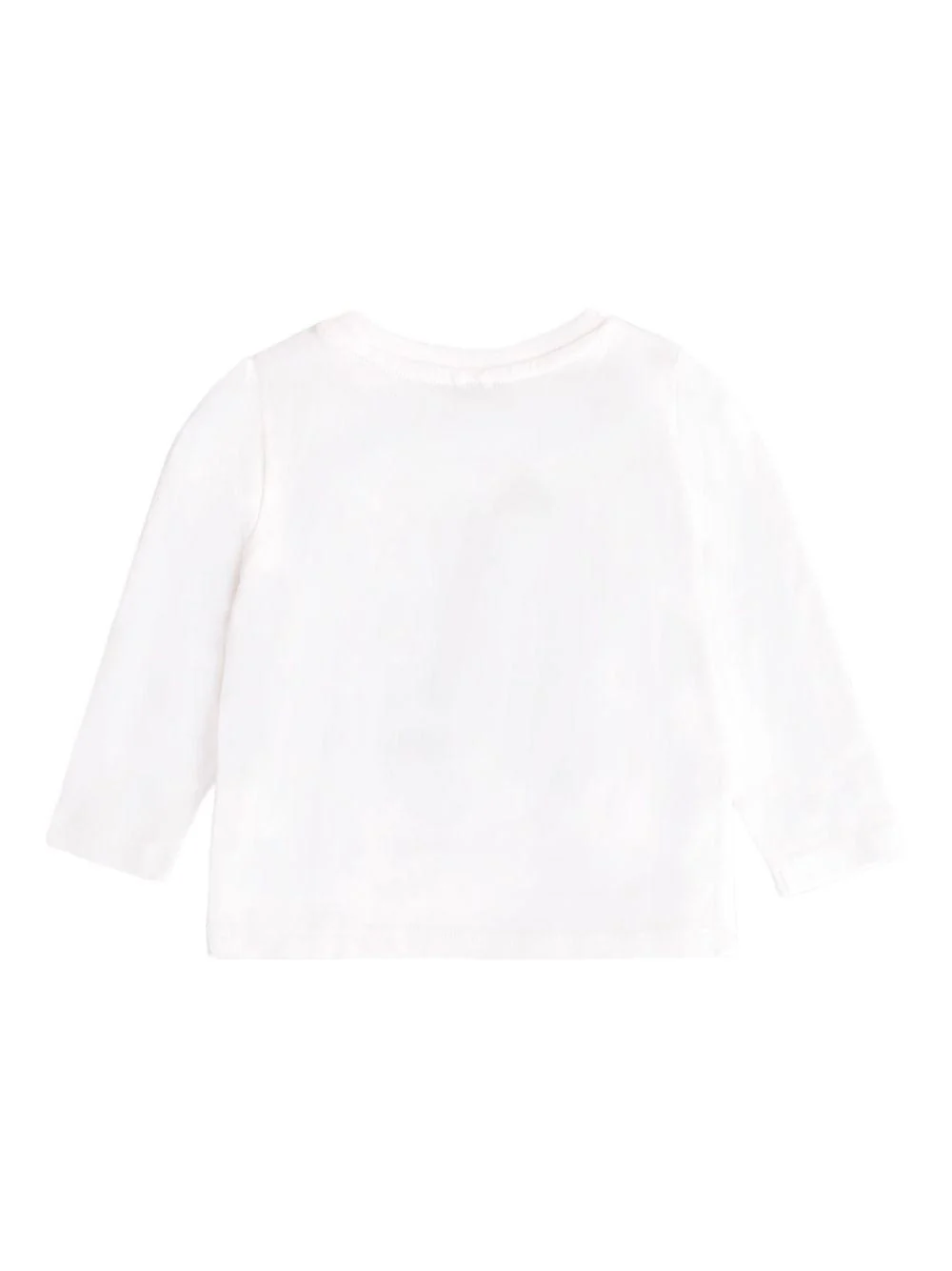 T-shirt per neonati Stella McCartney Kids bianco a maniche lunghe - Image 2